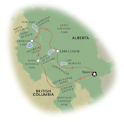 Canadian Rockies Map